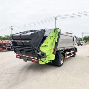 JAC 6 Ton Garbage Compactor Truck 8 CBM Compression Packer Garbage Truck