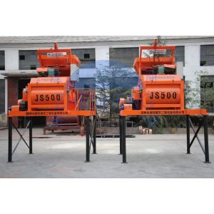 18.5 Kw Js500 Manual Cement Mixer, Short Cycle Time Commercial Cement Mixer