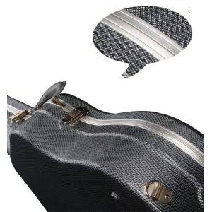 ABS Acoustic Guitar Hard Case Waterproof Foam Push T Shaped Concave Surface