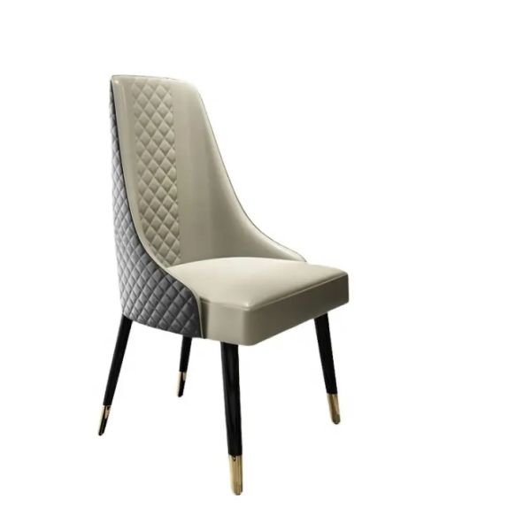 PU Leather Ivory Upholstered Dining Chairs ODM Upholstered Dining Room Chairs