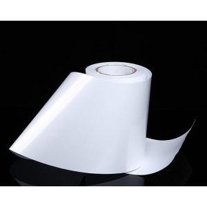 Cheap 54um PP Matte White HM4033 Hotmelt Glue White Glassine Liner for sale