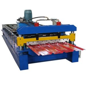 Cheap 840mm Trapezoidal Panel Ibr Roof Roll Forming Machine for sale