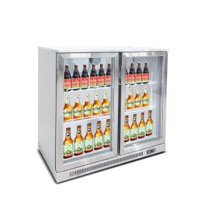 China 2 Glass Doors Counter Top Display Beer Cooler on sale