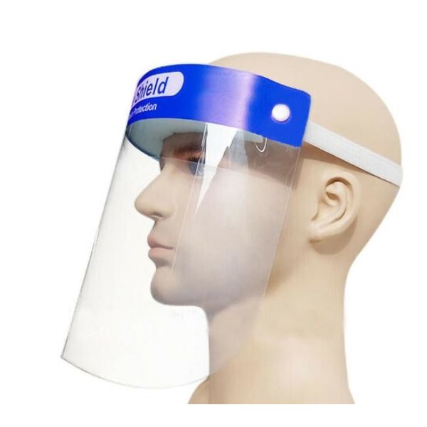 Reusable Transparent Breathable Face Shield Thickness 0.2mm High Elasticity Foam