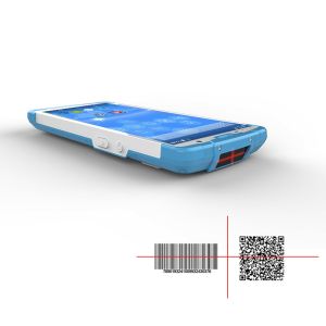 Bluetooth Handheld Wireless Barcode Scanner Android With 5.5 Inch Display And