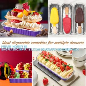 Loaf Pans With Lids Aluminum Foil Mini Cake Pans, Rectangle Baking Tins