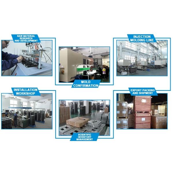 Small ESD Safe Plastic Boxes 350*265*125mm Anti Static Bin Glossy Lamination