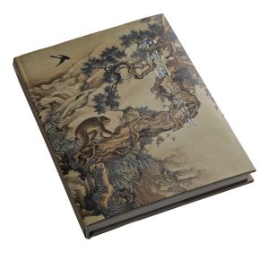 Offset Hardcover Book Printing Cotton Fabric Cover Material With Sleeve