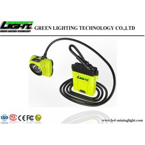 High Brightness Coal Miner Hard Hat Light OLED Screen For Battery Capacity