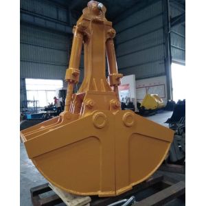 Q355 Excavator Clamshell Bucket Mini Big Up Close Rotating Or None - Rotating
