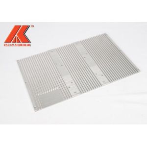 China Anodized Silver Heat Dissipation Aluminum Profile Desktop Radiator Processing on sale