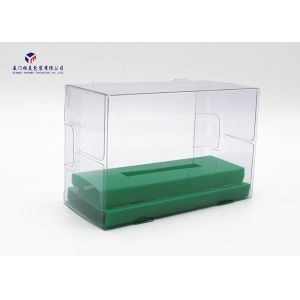 Rectangle Shape Hard Clear PVC Packaging Boxes For Retail Products 15.3X6.8X 9cm