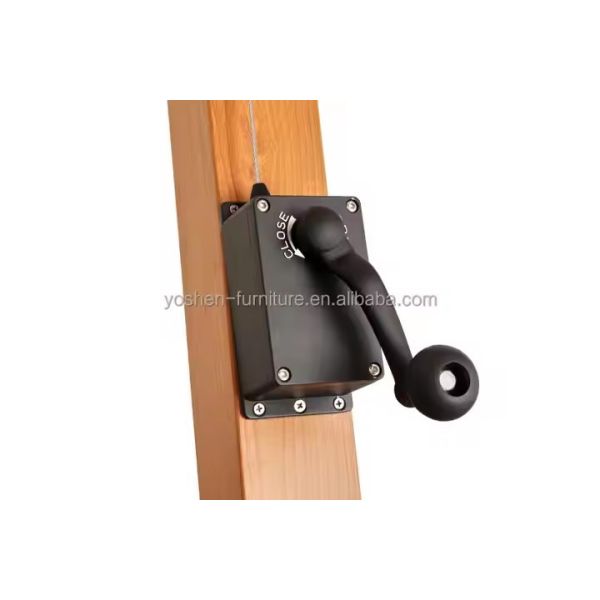 Quality Cantilever Patio Umbrella Winch Replacement Chrome Aluminum Umbrella Crank Handle wholesale