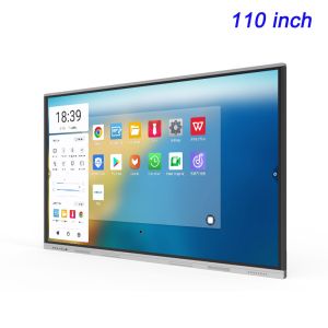 Cheap 110in Smart Interactive Flat Panel 4K UHD Panel Smart Board With Android Windows System for sale