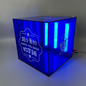 Outdoor Acrylic Light Box Sign Display Led Lightbox Wall Signage Signboard 3D