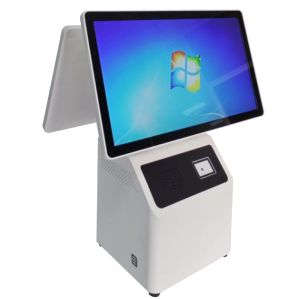 15.6'' Touch Screen POS System with Built-in 1D/2D Scanner in Black or White