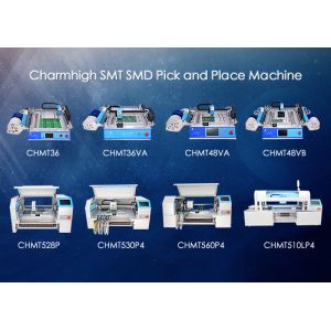 Charmhigh SMD Pick And Place Machine , SMT Placement Machine 8 Models Prototypin