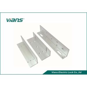 China Vians Standard Em Lock Aluminum L Bracket For Door Installation , Sandblast Finish on sale