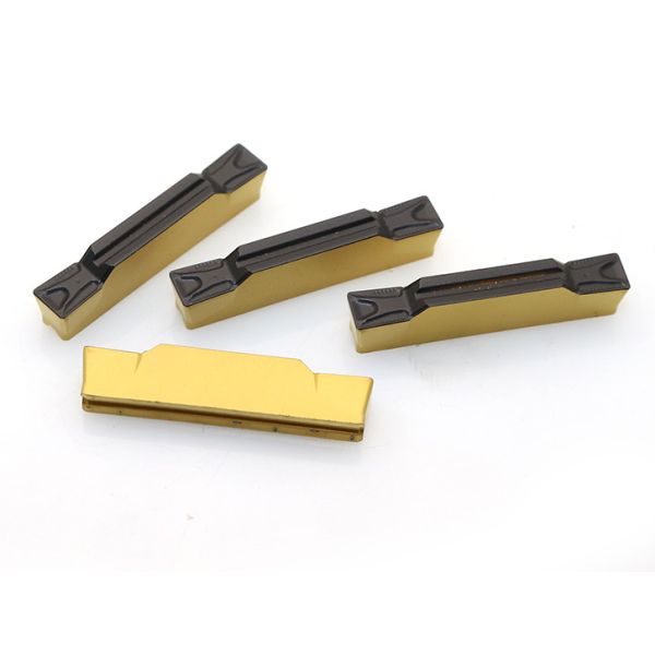 PVD CVD Coated Parting And Grooving Inserts N123H2-0400-TM , Tungsten Carbide