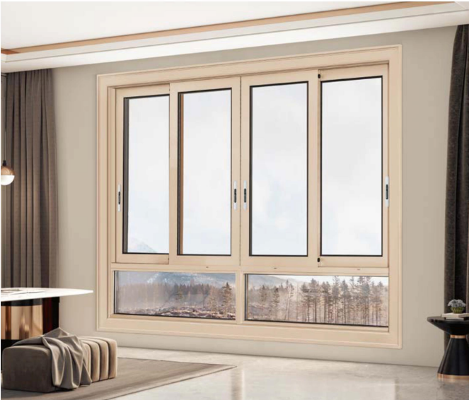 80mm Thermal Insulation Aluminum Alloy Sliding Window Is Suitable For Balcony , Kitchen And Other Home Spaces