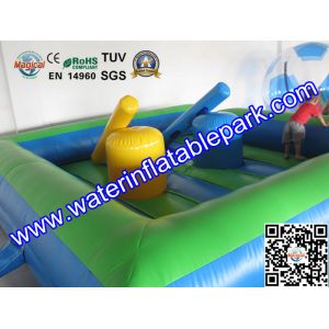5x5M Gladiator Jousting Inflatable Sport Games , Square Jousting Arena