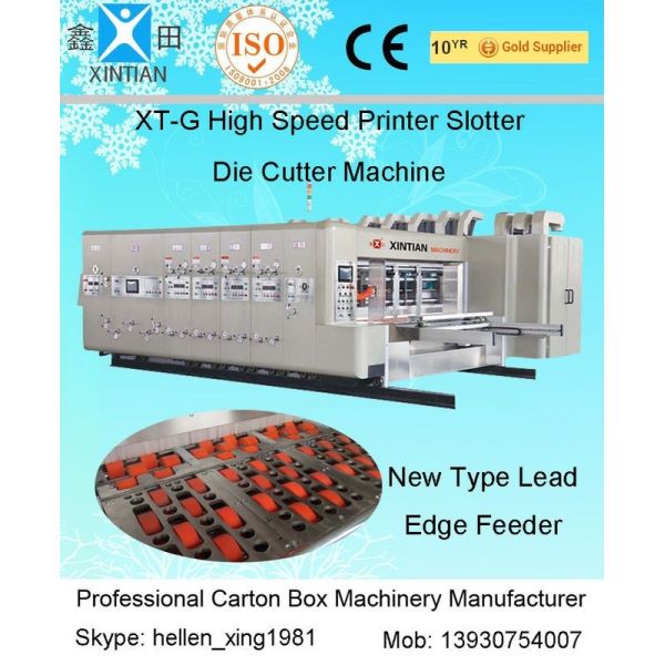 Quality High Speed Carton Making Machine , Printing Slotting Die Cutting Machine wholesale