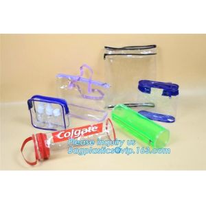 oxo biodegradable clear pvc slider zip bags, stationery handle bags with slider