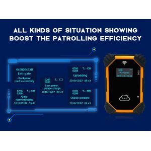 Security Guard Tour Management System Online Cloud Software 1800mah Battery