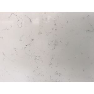 White Quartz Solid Stone Countertops For Kitchen 2.5 G / Cm3 Bulk Density