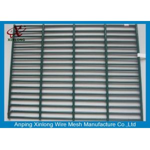 Anti Ultraviolet Wire Mesh Security Fencing Convenient Installation 12.7*76.2mm