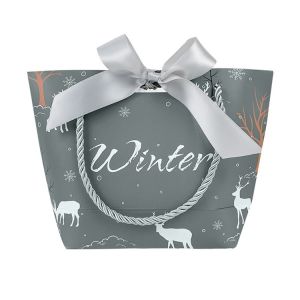 Flat Bottom 26x12x33cm 120g CMYK Non Woven Paper Bag