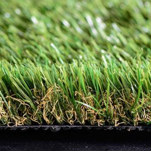 Wall Design Indoor Grass Mat / Office Building Car Store Artificial Floor Mat