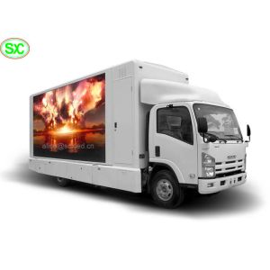 Waterproof Mobile Truck Led Display , Hd Advertisement Led Mobile Billboard