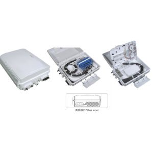 Cheap Optical Fiber Distribution Box GFS-24E, 24PCS SC/3X1:8PLC ,340*250*110mm,wall/pole-mounted,IP65,,support uncut for sale