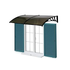Attractive Durable Plastic Frame Polycarbonate Hollow Awning For Balcony