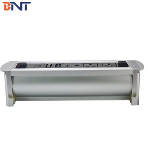 Conference table electric rotate interconnection office desk socket outlet