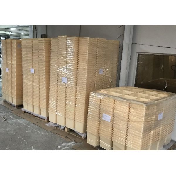 Pp Soilless Hydroponic System Medium 30x25x23cm Beige Dutch Bucket Growing Tomatoes Cucumber Zucchini