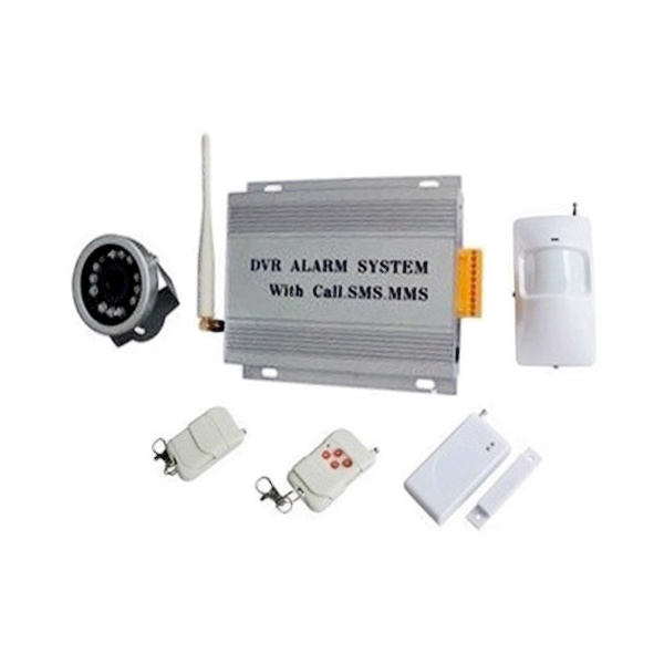 Quality GSM/MMS home alarm system with waterproofing and IR camera wholesale