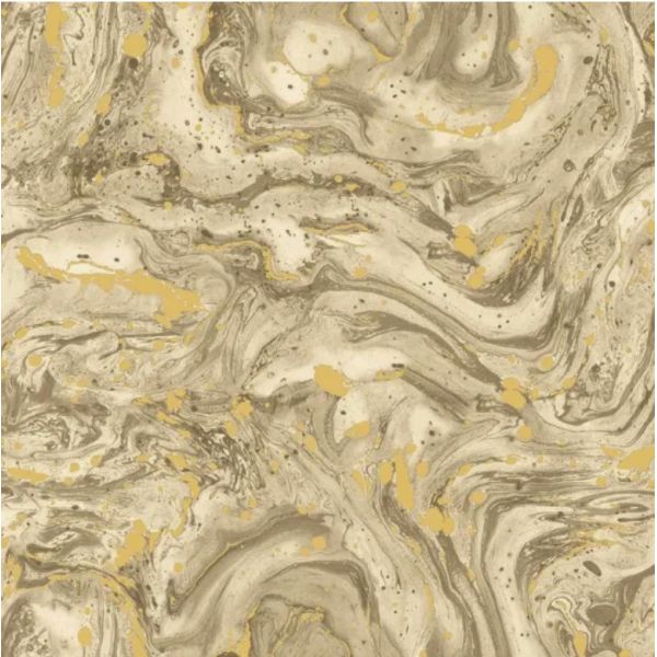 Solid Metallic Wall Covering 1m Wide X 10m Long Waterproof Geometric Wall