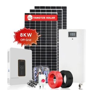 Self Sustained 8kw Grid Tie Solar System Kit PV Inverter