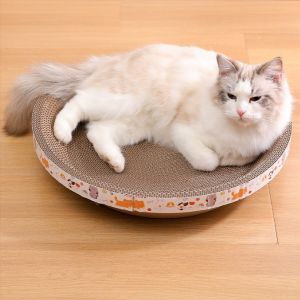 Factory Direct Texture Design Cat Scratching Board with Catnip Corrugated Cat