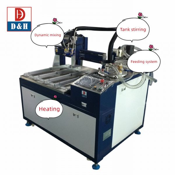 700x700x100 Epoxy Resin Dispensing Potting Dropping Machine for Two Component