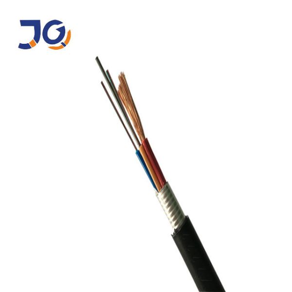 Quality 6 Core OPLC G652D Composite Hybrid Outdoor Fiber Optic Cable wholesale