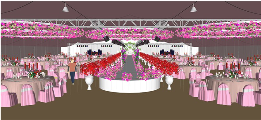 Custom Canopy Outdoor Warehouse Marquee Tent For Reception Church,Wedding,Party