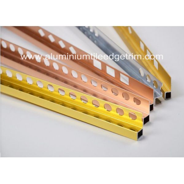 10mm Polished Listello Tile Trim Contour Box Aluminium Square Edge For Listello