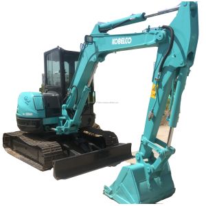 Cheap Good Performance 6TON Used Kobelco SK55SR Excavator Hydraulic Construction Machine for sale