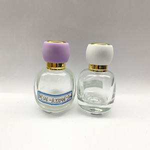 Round Cute Design 30ml 50ml Luxury Perfume Bottles With Atomizer