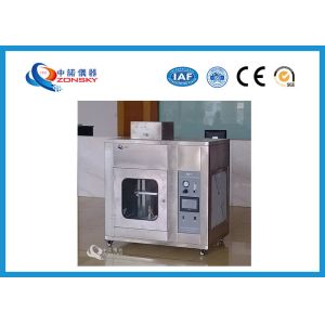 UL94 Plastic Flammability Testing Equipment For Horizontal / Vertical Combustion