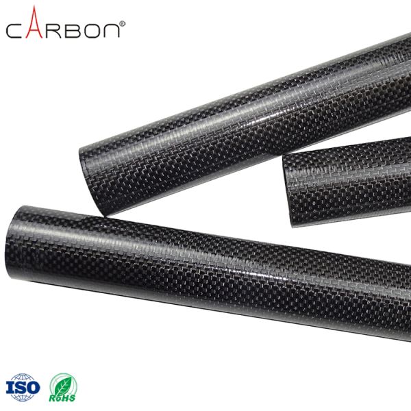 0.001% N Content High Strength 3K Twill Carbon Fiber Tube CBTCFT042