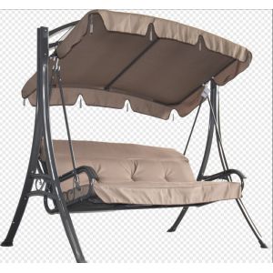 220G Polyester Cushion Garden Textilene Hammock With Canopy